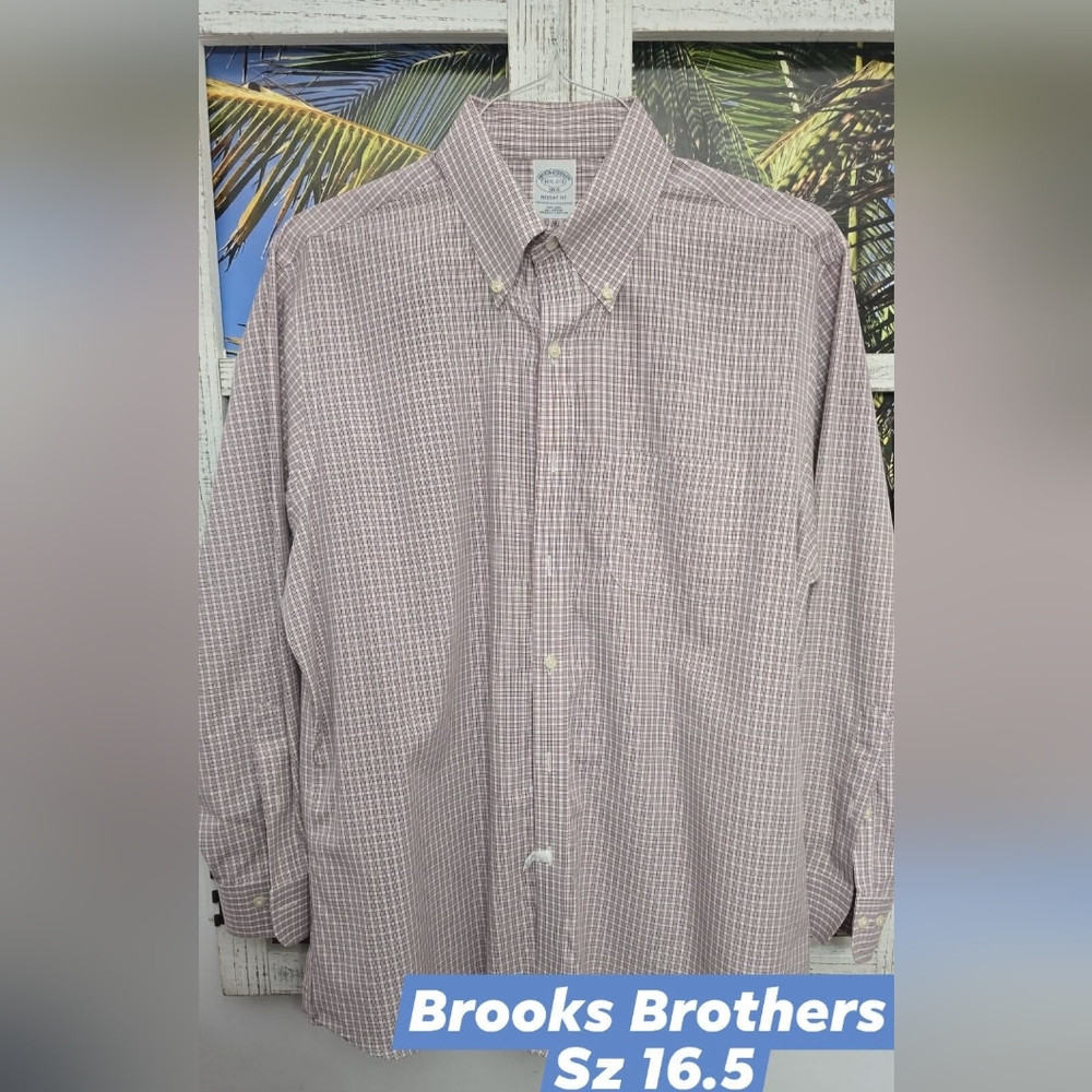 Brooks Brothers mens shirt sz 16.5 neck